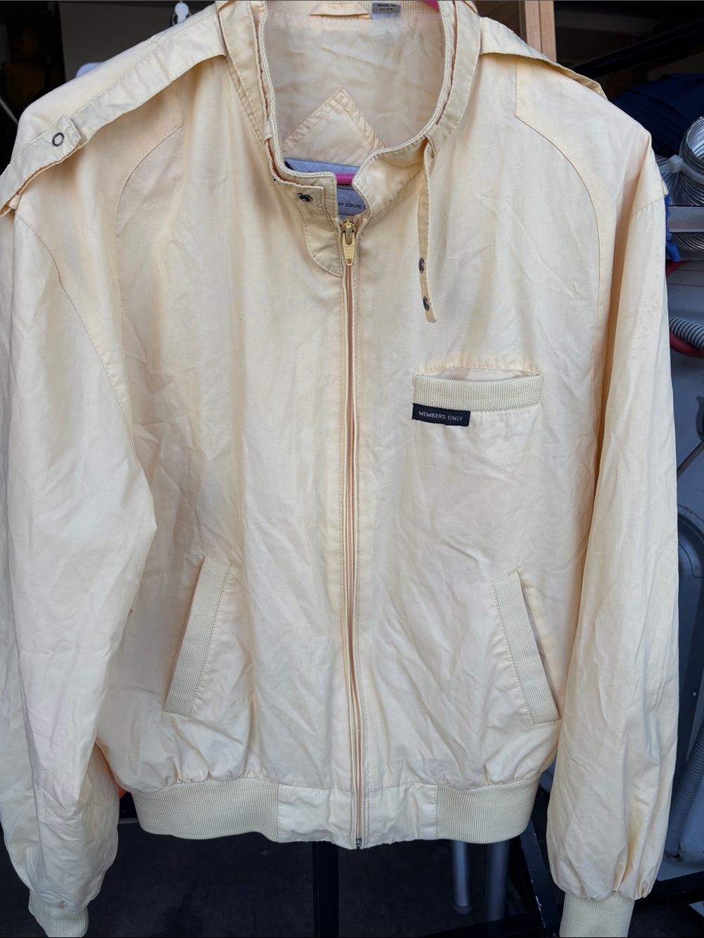 Vintage 1980 members only by Europe craft made Hong Kong
